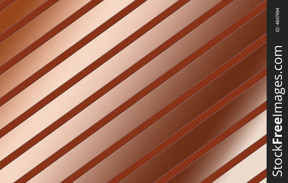 Illustration of a copper metallic abstract pattern. Illustration of a copper metallic abstract pattern