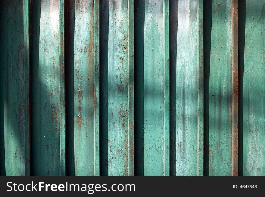 Texture metal fencing