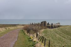The Ruins Of Dunnottar Castle, Scotland Royalty Free Stock Photo