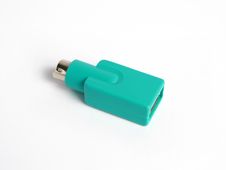 Usb To Ps2 Connector Royalty Free Stock Images