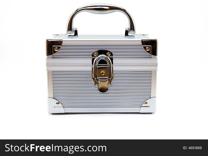 Beauty chest on white background