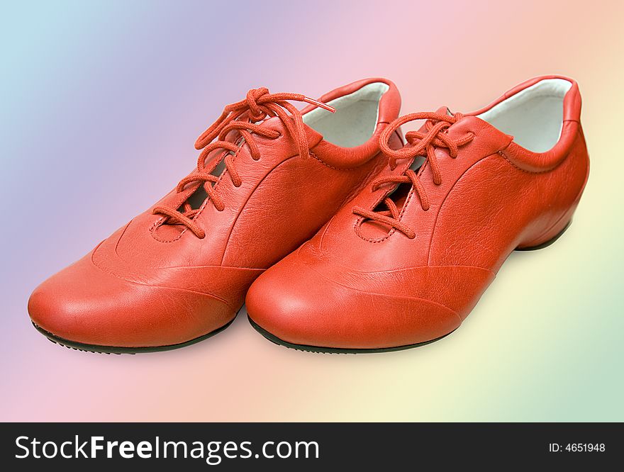 Red Shoes Isolated