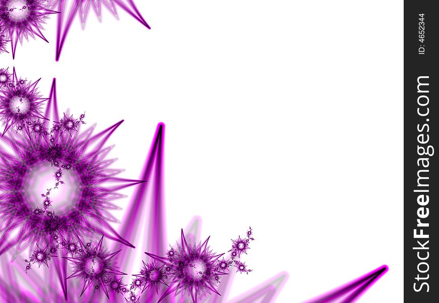 Purple spike ball background