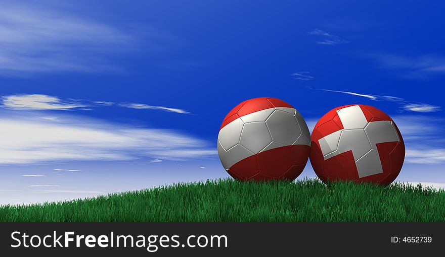 Austria And Switzerland Football