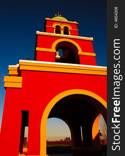 Renovated Mission Bell Tower at St. Anne's Church