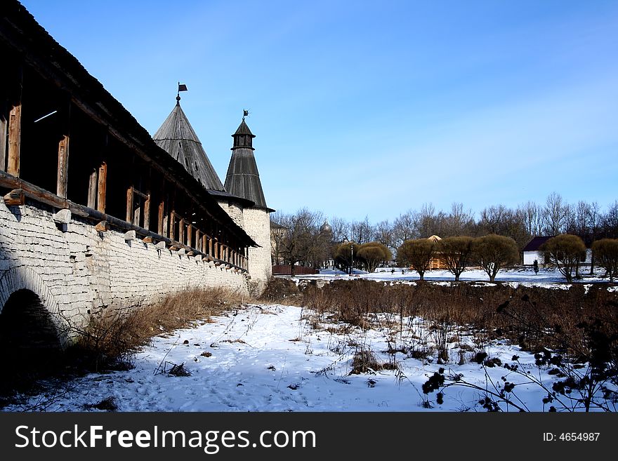 Russian stronghold in winter 2008