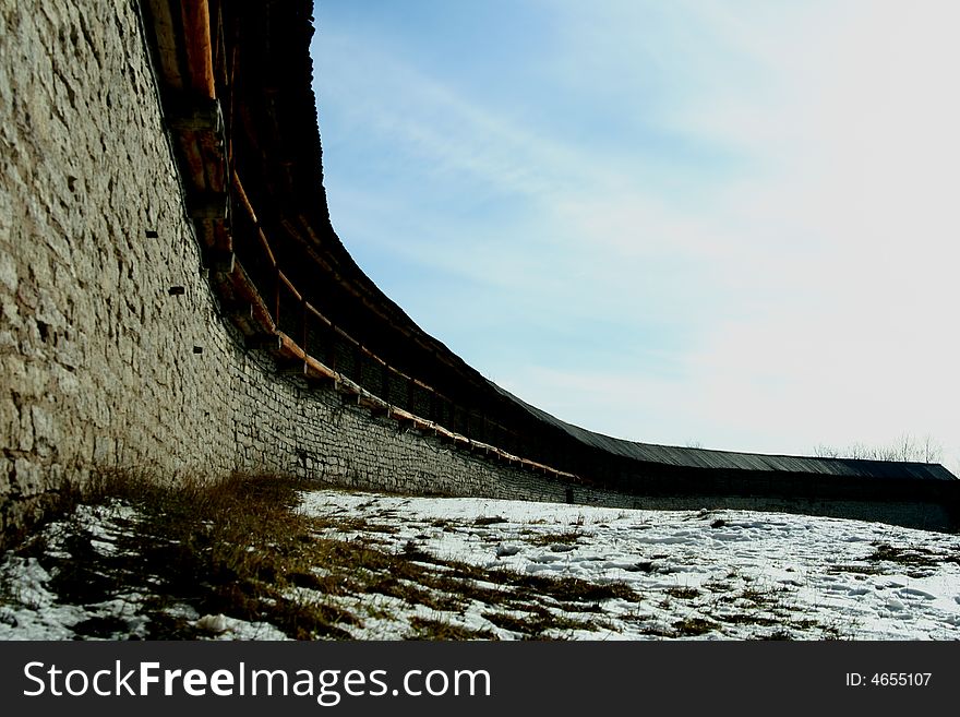 Russian stronghold in winter 2008