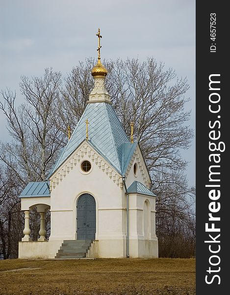 Small Cossack chapel. Starocherkassk. Russia