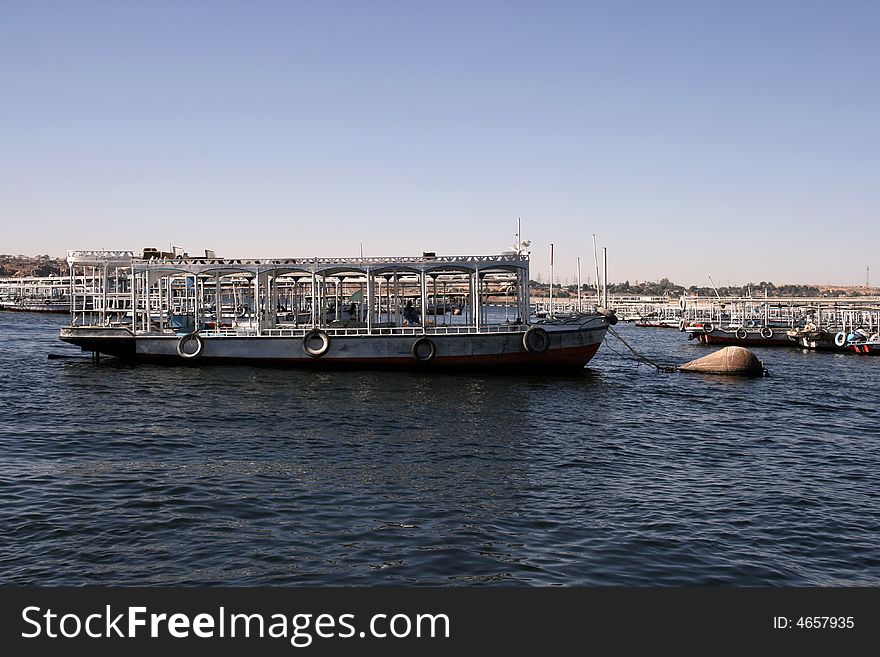 Ferry to temple of Philae (Egypt). Ferry to temple of Philae (Egypt)