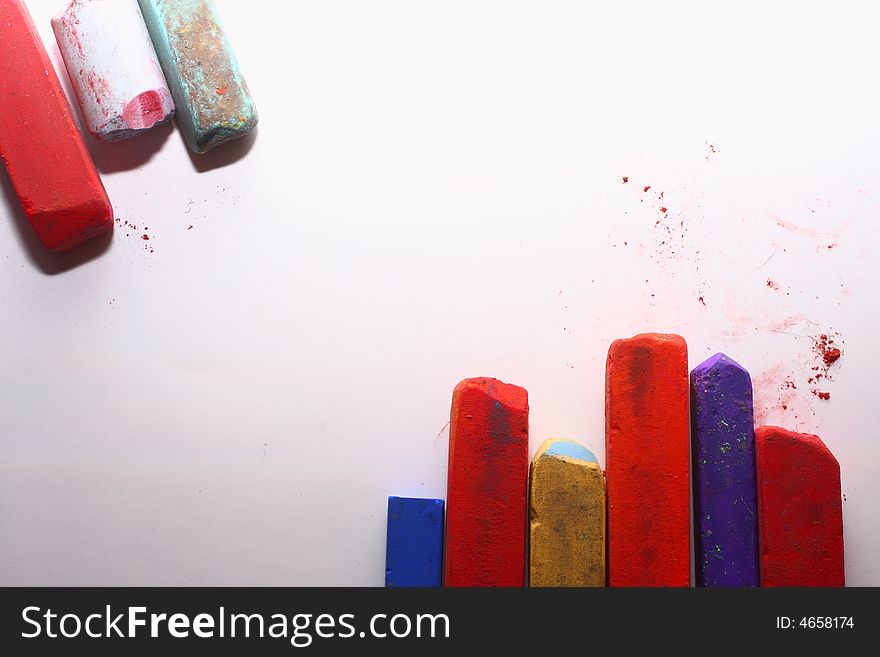 Colored Chalk Pastels