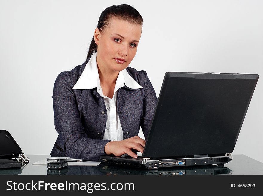 Businesswoman With Laptop
