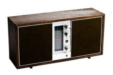 Old Classic Radio On A White Background Stock Photo Old Classic Radio On A White Background Stock Photo