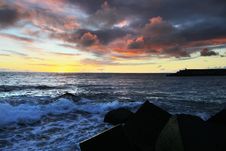Sunset Ocean Royalty Free Stock Images Sunset Ocean Royalty Free Stock Images