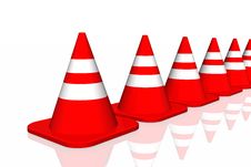 3d Traffic Cone Royalty Free Stock Photo 3d Traffic Cone Royalty Free Stock Photo