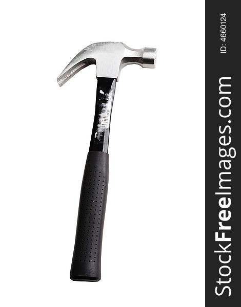 Hammer With A Black Handle