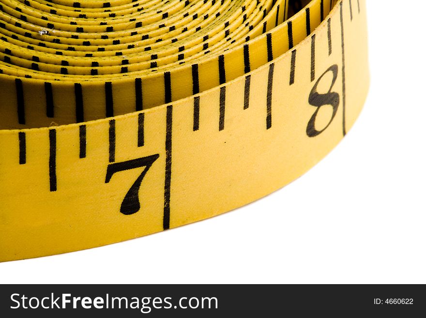 Black And Yellow Measuring Tape