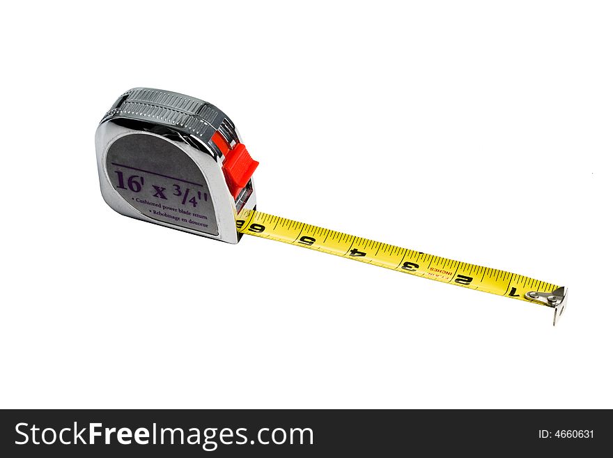 Black And Yellow Measuring Tape