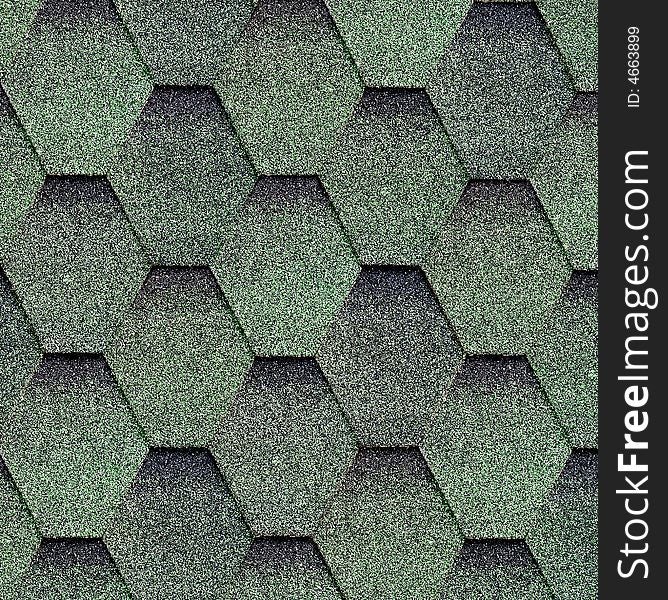 Flexible green tile