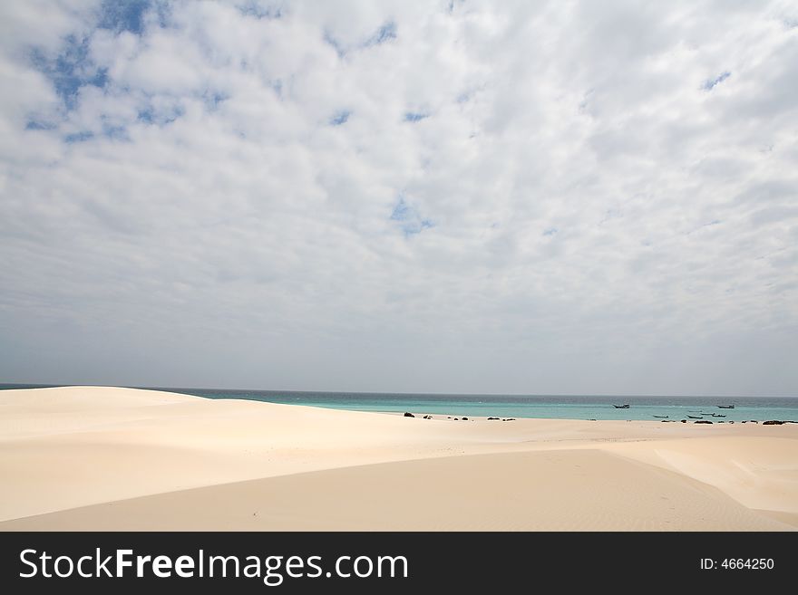 Beach on Socotra island