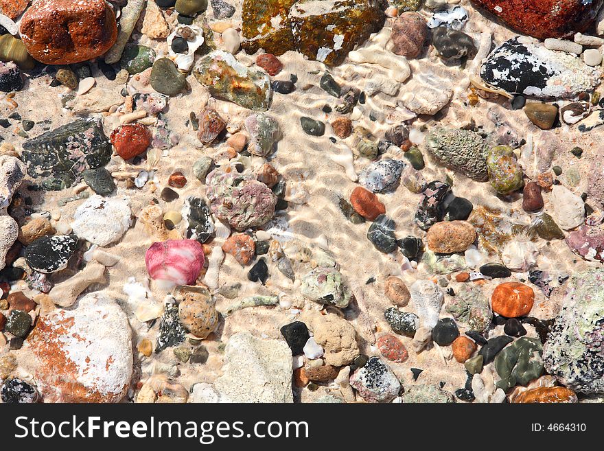 Pebblestone background - natural ocean backgrounds