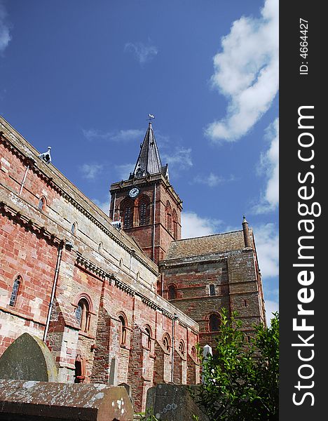 St. Magnus Cathedral in Kirkwall; orkney. St. Magnus Cathedral in Kirkwall; orkney