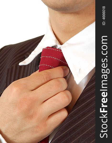 Business Man With Necktie