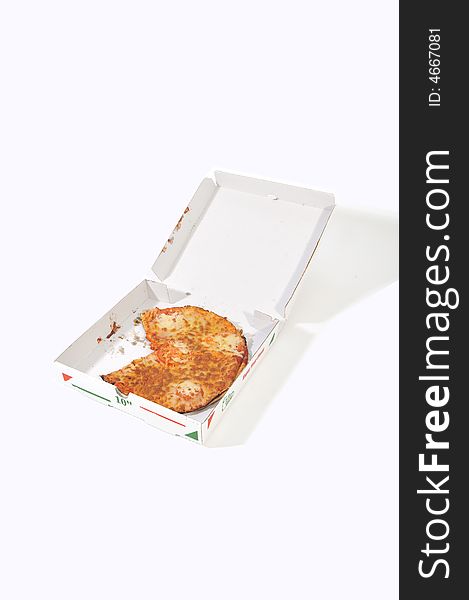 Cheese & Tomato Pizza In a pizza box