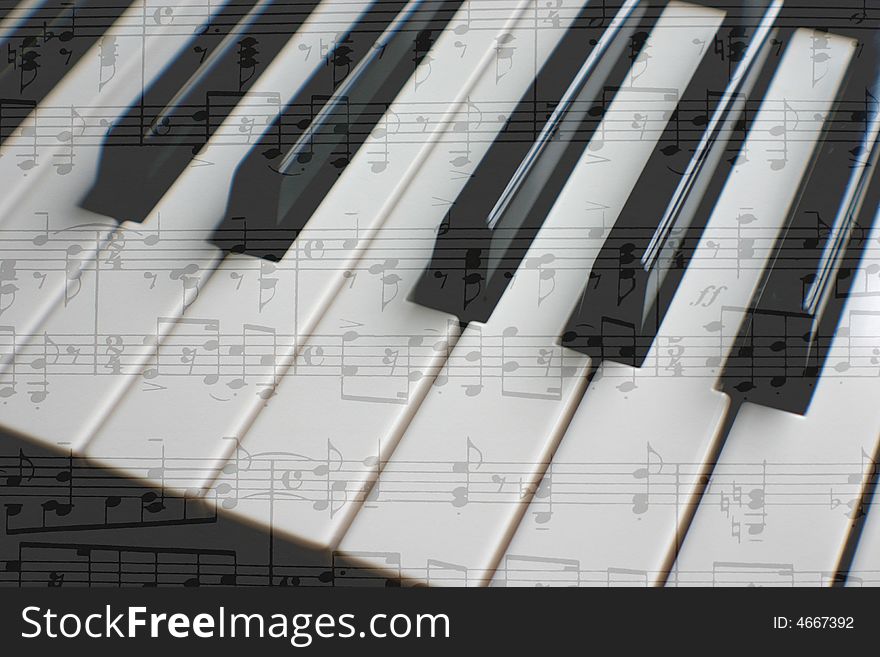 Piano With Sheet Music