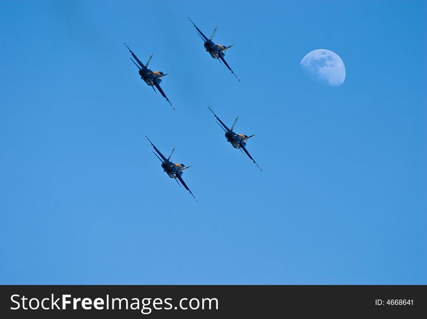 Blue Angels F/A-18 Aerobatic Team