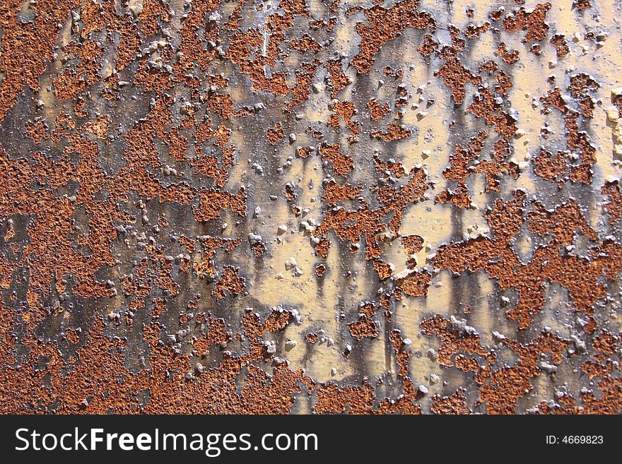 Rusted metal or iron for use as background. Rusted metal or iron for use as background