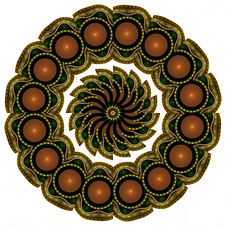 Coral Encrusted Mandala Royalty Free Stock Images Coral Encrusted Mandala Royalty Free Stock Images