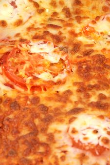 Close Up Of Cheese & TomatoPiz Royalty Free Stock Image Close Up Of Cheese & TomatoPiz Royalty Free Stock Image