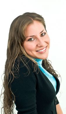 Young Woman Turning To Camera Stock Photos Young Woman Turning To Camera Stock Photos
