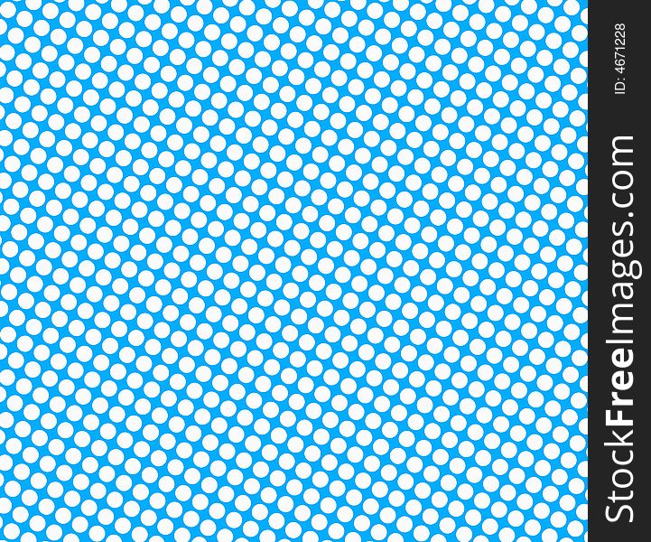 White Spots On Blue