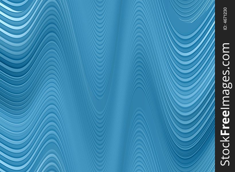 Wavy Blue Lines