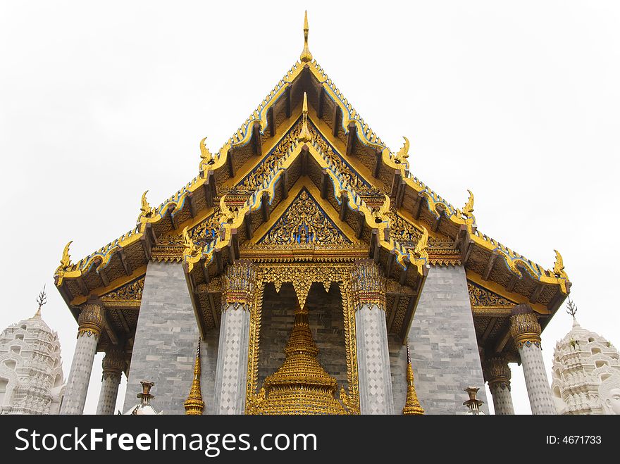 Golden wat phra kaew temple, bangkok