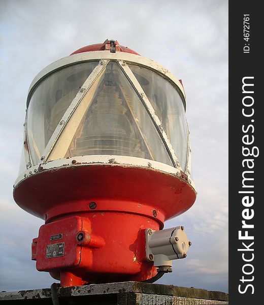 Beacon on the East of Solovki islands in White sea