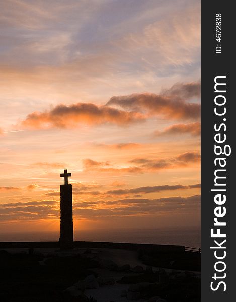 Cabo Roca - the western point of Europe. Cabo Roca - the western point of Europe