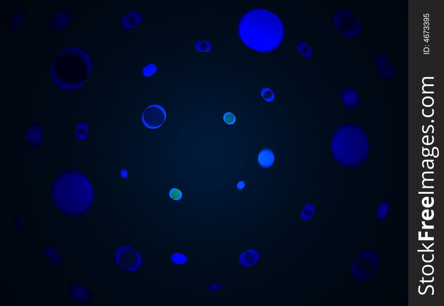 blue droplets and black background. blue droplets and black background