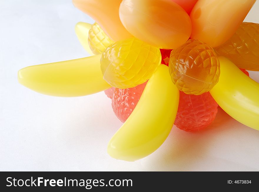 The photo of delicious fruit jellies. The photo of delicious fruit jellies.