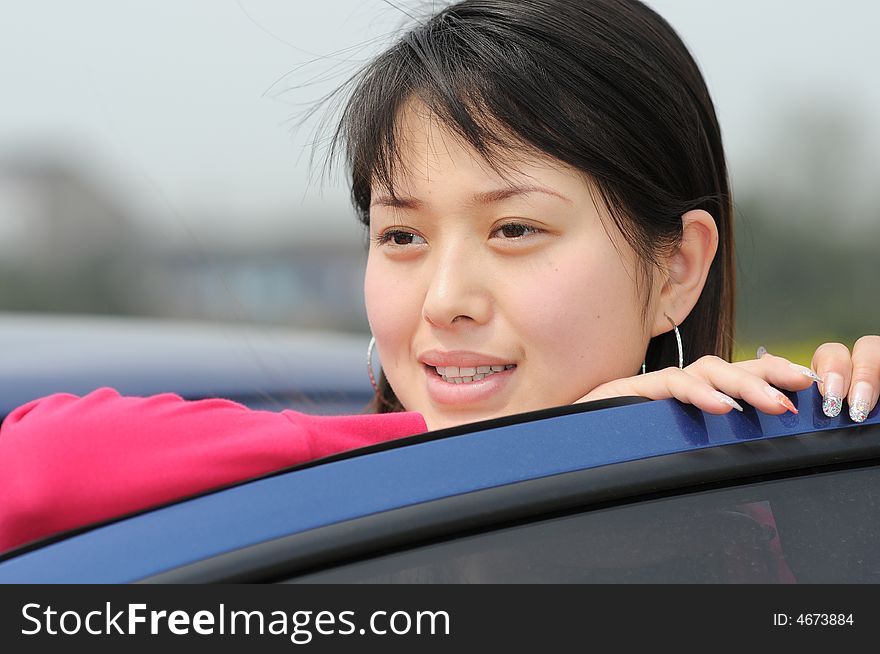 Girl S Near The Car