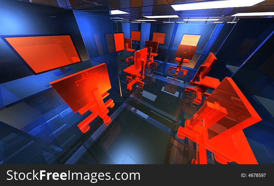 3d Technological abstract