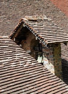 Church Roof With Belfry Royalty Free Stock Photo