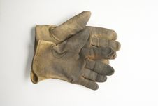 Two Right Gloves Palm Up Stock Photography Two Right Gloves Palm Up Stock Photography