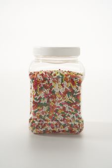 Dark Sprinkles Jar Stock Photography Dark Sprinkles Jar Stock Photography