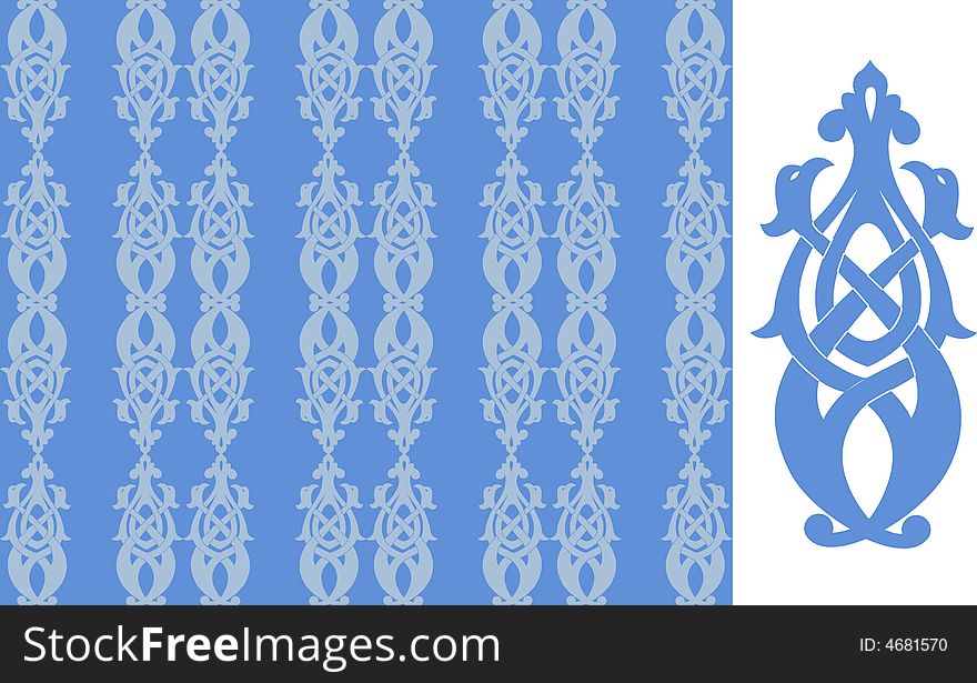 Vector Seamless Pattern - Old