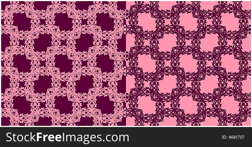 Abstract pink pattern creating an artistic background.