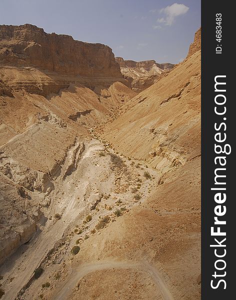 The Judean desert in Israel