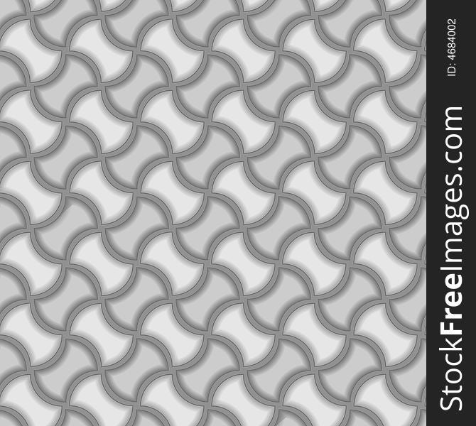 Seamless 3d Pattern With Tiles