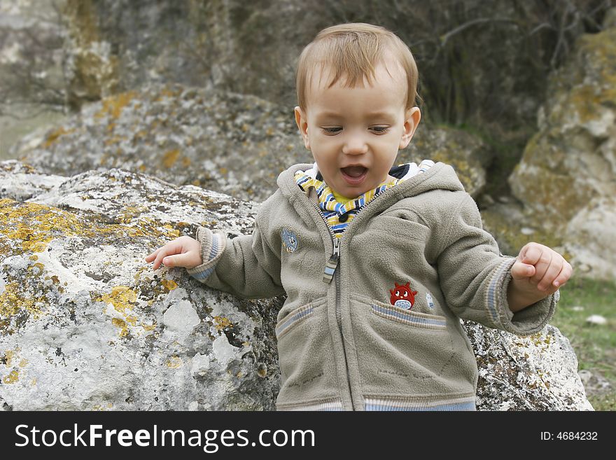 Baby Boy Outdoor Portrait